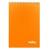 Блокнот на гребне Index, 101 x 146 мм, 40 л., оранжевый