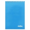 Блокнот на гребне Index, 101 x 146 мм, 40 л., голубой