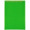 Блокнот на гребне Sponsor, 70 x 98 мм, 40 л., клетка, зеленый