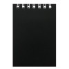Блокнот на гребне Sponsor, 70 x 98 мм, 40 л., клетка, черный