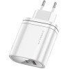 Сетевое зарядное Kuulaa USB Charger 36W Quick (белый)