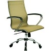 Кресло Metta SkyLine S-2 C,Ch (резиновые ролики, золотой ротанг)
